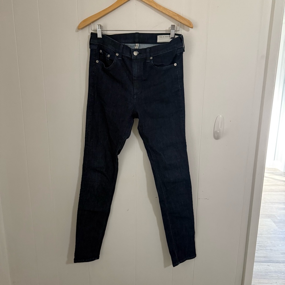 rag & bone Women's Deep Indigo Skinny Jeans